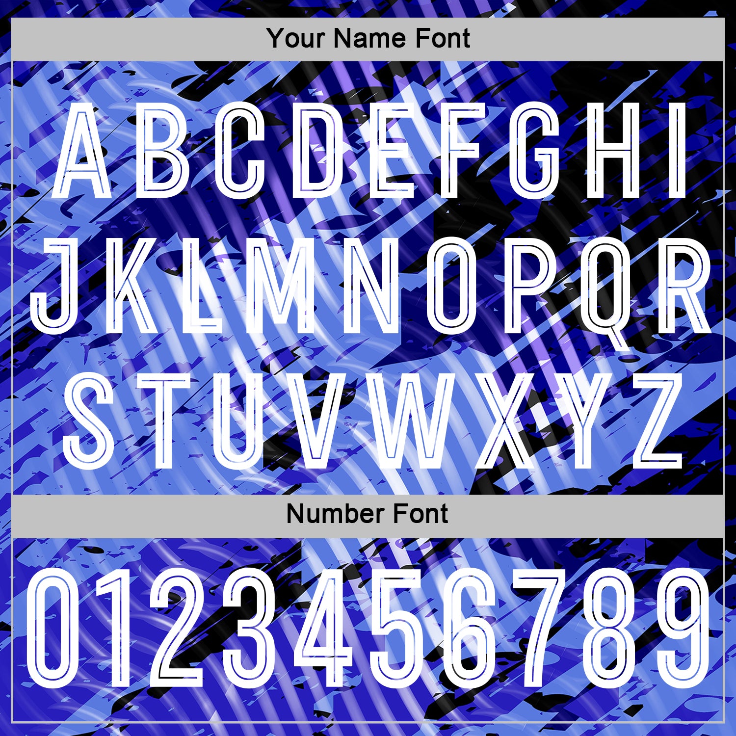 Custom Blue White-Black Abstract Swirl Wave Grunge Splatter Sublimation Soccer Uniform Jersey
