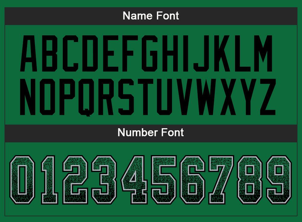 Custom Kelly Green Black-Gray Drift Fashion Football Jersey - Player Version